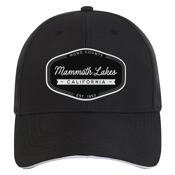 Quake  City Unisex Micro Check Performance Contrast Sandwich Cap