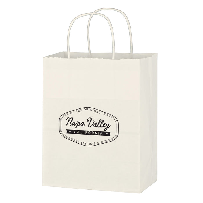 Custom Wholesale Medium Cub Shopper - White