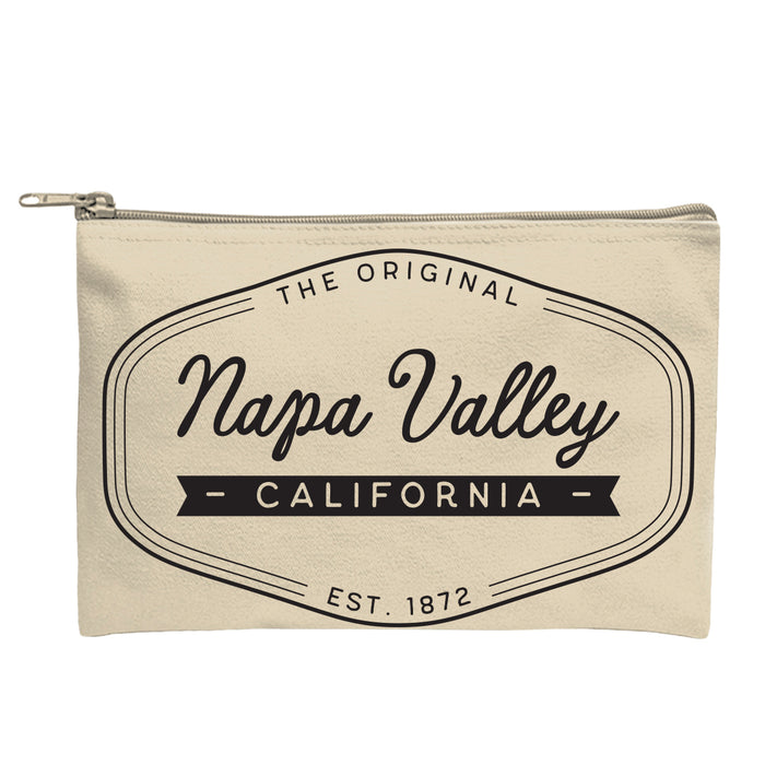 Custom Wholesale 14 oz. Recycled Canvas Zippered Pouch