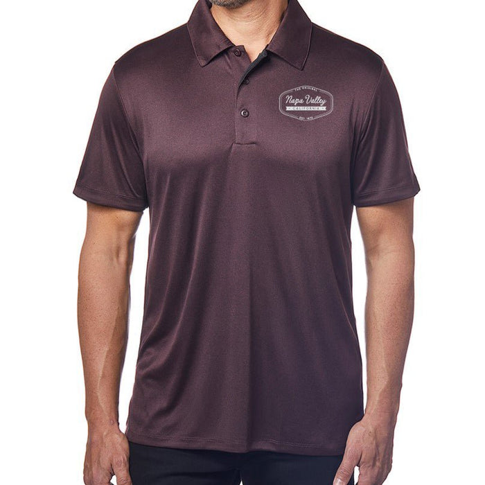 Landway Mens 5.6 Oz. 1145 Vertex Active Dry Melange Polo