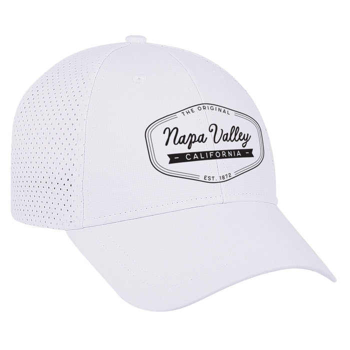 Quake City Moisture-Wicking Uv-Coated Pearl Nylon 6 Panel Low Profile Cap