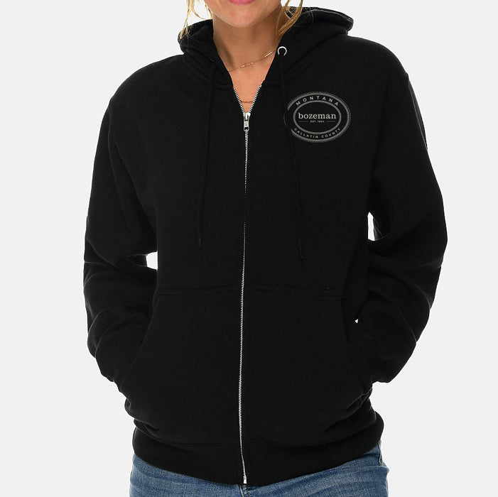 Lane Seven Unisex 8.25 Oz. Premium Full Zip Hoodie Poly Cotton