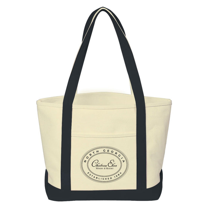 Custom Wholesale 24 oz. Medium Starboard  Cotton Canvas Tote Bag