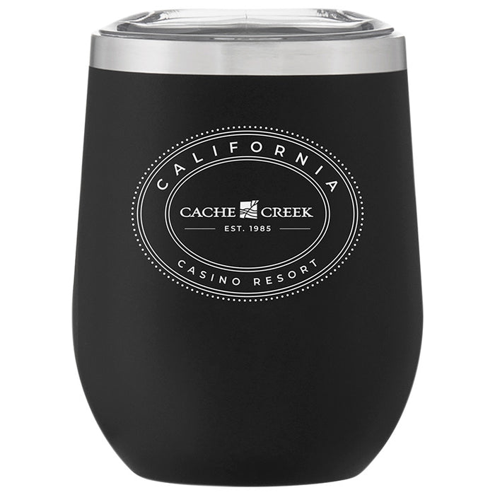 Custom Wholesale 12 Oz. Stainless Insulated Stemless Wine Cup