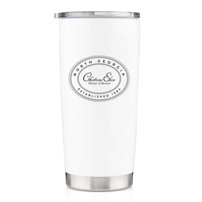 Custom OVAL 20 Oz. Stainless Stocky Tumbler
