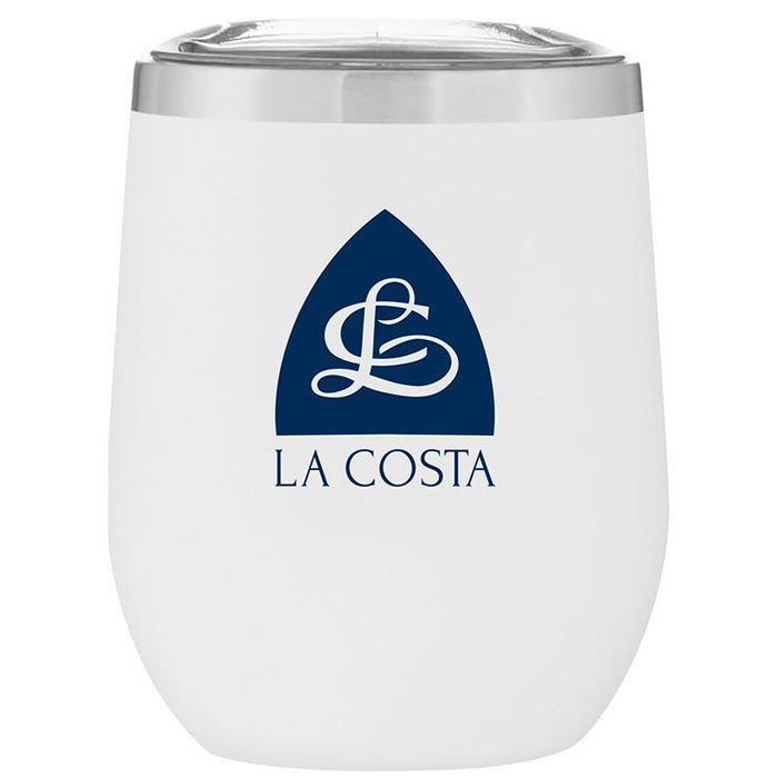 Custom Wholesale 12 Oz. Stainless Insulated Stemless Wine Cup