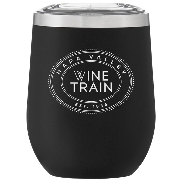 Custom Wholesale 12 Oz. Stainless Insulated Stemless Wine Cup