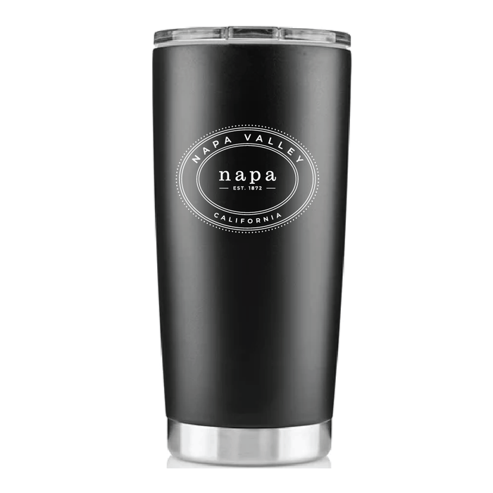 20 Oz. Stocky Tumbler Printed with a Customizable OVAL COLLECTION Design