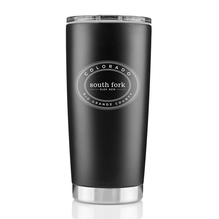 20 Oz. Stocky Tumbler Printed with a Customizable OVAL COLLECTION Design