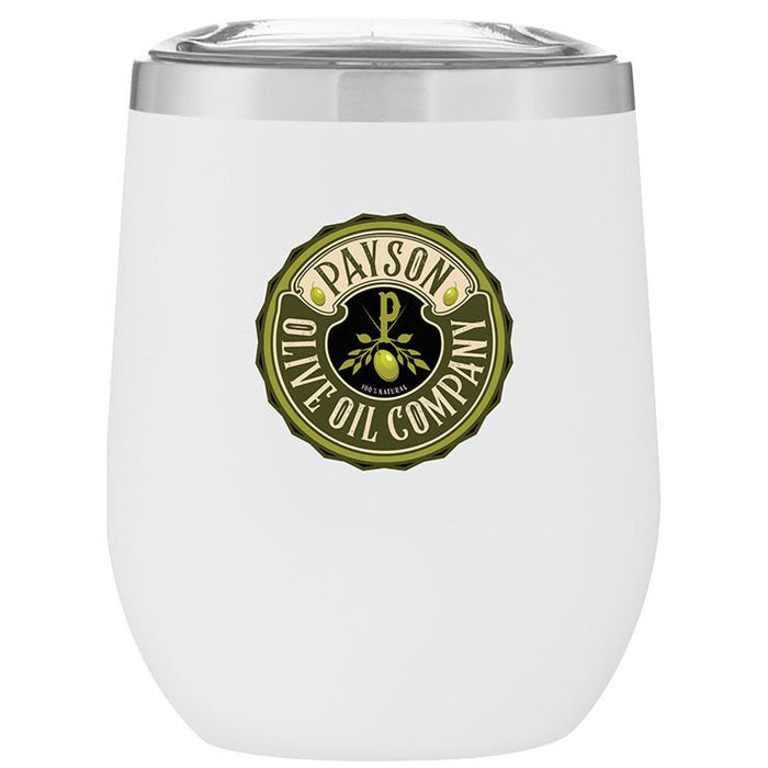 Custom Wholesale 12 Oz. Stainless Insulated Stemless Wine Cup