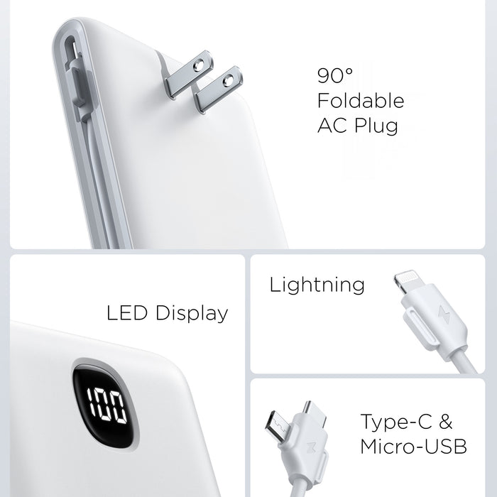 Custom Wholesale Portable Charger – 10,000 mAh Power Bank