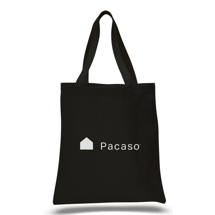 12 Oz. Colored Canvas Simple Tote Bag Customized with your Brand or Logo - Mercantile 12