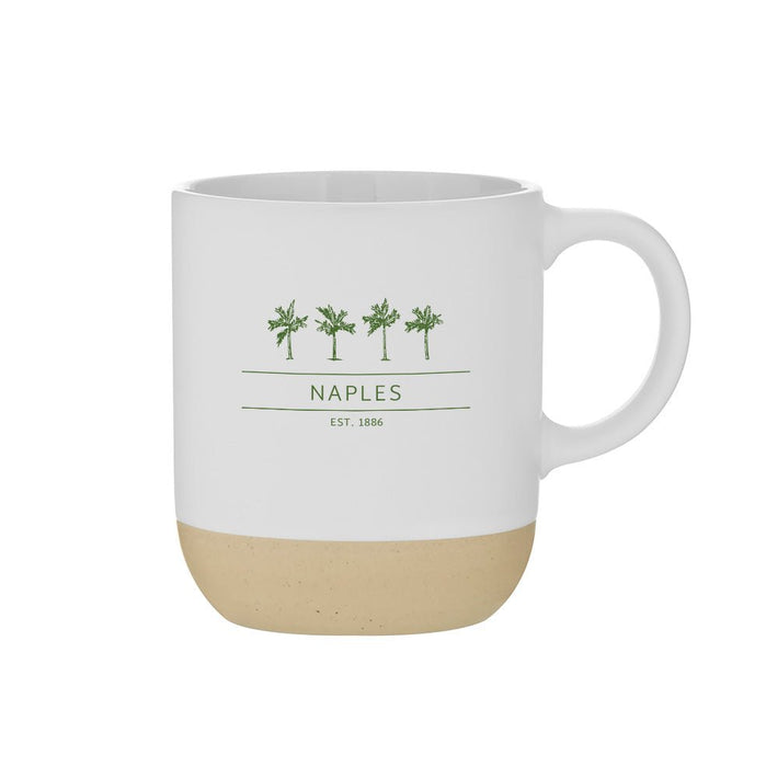 17 Oz. Ceramic Matte Terra Mug Printed with a Customizable VISTA COLLECTION design
