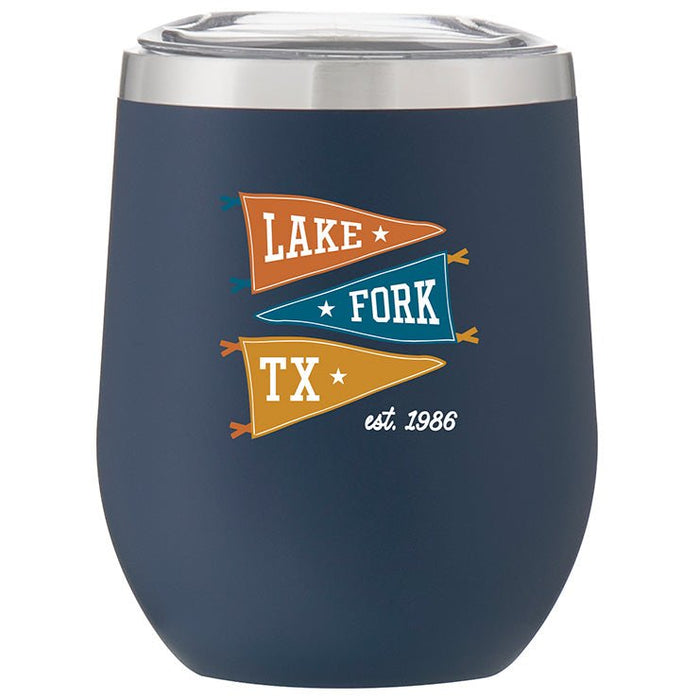 Custom Wholesale 12 Oz. Stainless Insulated Stemless Wine Cup