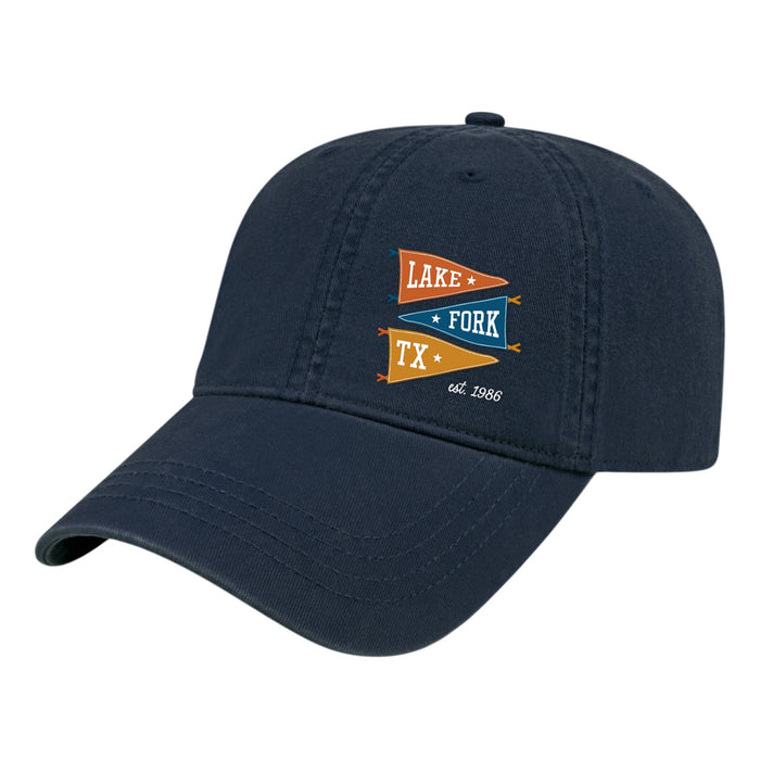Cap  America Chino Twill 6 Panel Relaxed Golf Cap Printed with a Customizable PENNANT COLLECTION Design