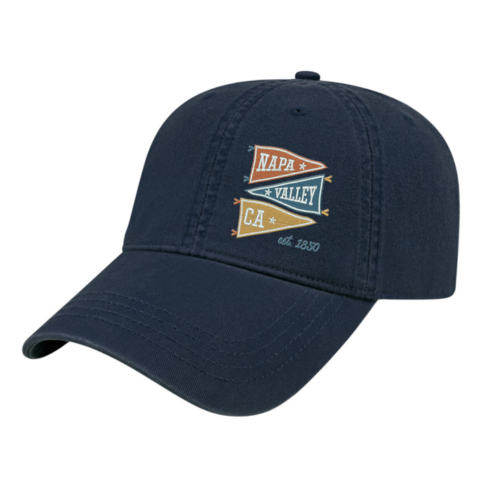 Custom PENNANT Cap America Washed Chino Twill Relaxed Golf Cap