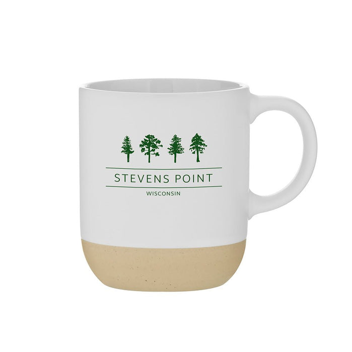 17 Oz. Ceramic Matte Terra Mug Printed with a Customizable VISTA COLLECTION design