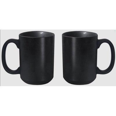 15 Oz. Ceramic Matte Full Color Black Mug Customized with your Brand or Logo - Mercantile 12