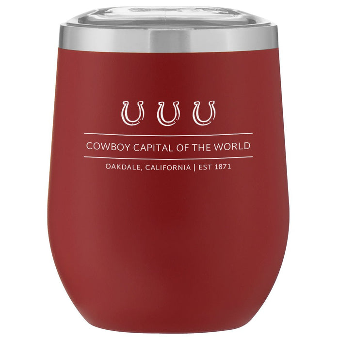 Custom Wholesale 12 Oz. Stainless Insulated Stemless Wine Cup
