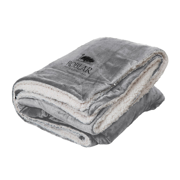Custom BRAND / LOGO Micro Mink Sherpa Throw