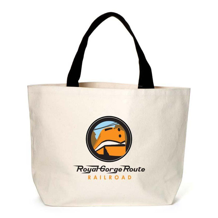 Custom Wholesale 20 Oz. Heavyweight Canvas Tote with Black Webbing Handles