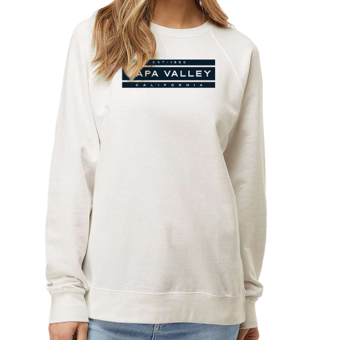 Independent Trading Co. Unisex 7.5 Oz. Icon Lightweight Loopback Terry Poly Cotton Crewneck