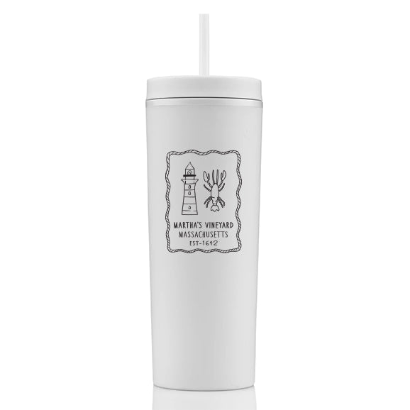 Custom SALTY 18 Oz. Slique Recycled Tumbler