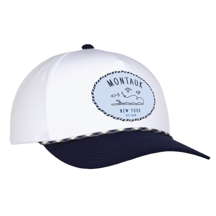 Custom SALTY Quake City 5 Panel Deluxe Two-Tone Poly Cap