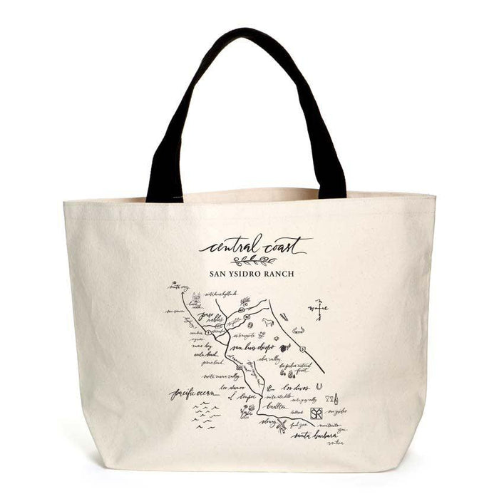 18 Oz. Heavyweight Tote in a Customizable Calligraphy Map Collection Design - Mercantile 12