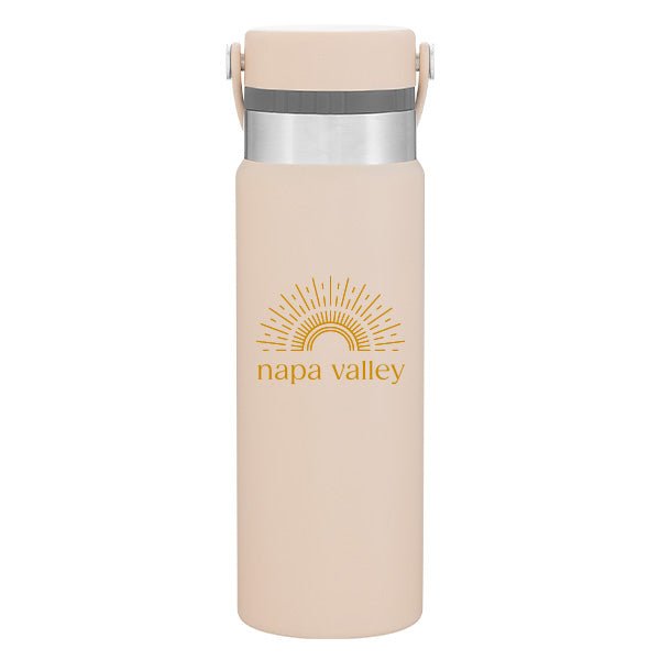 25 Oz. Sipper Stainless Insulated Water Bottle Printed with a Customizable SUNSHINE COLLECTION Design