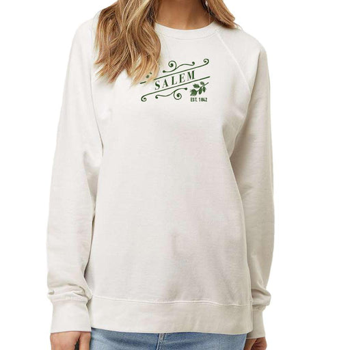 Independent Trading Co. Unisex 7.5 Oz Icon Lightweight Loopback Terry Crewneck Printed with a Customizable WINTER & FALL SLANT COLLECTION Design - Mercantile 12