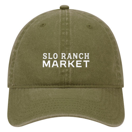 Custom BRAND / LOGO Washed Cotton Twill 6 Panel Low Cap