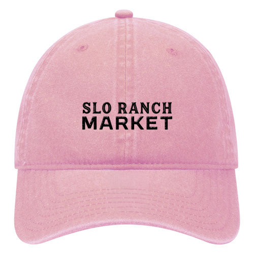 Custom BRAND / LOGO Washed Cotton Twill 6 Panel Low Cap