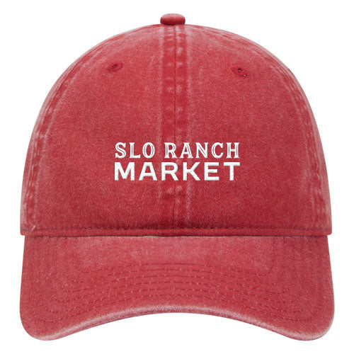 Custom BRAND / LOGO Washed Cotton Twill 6 Panel Low Cap