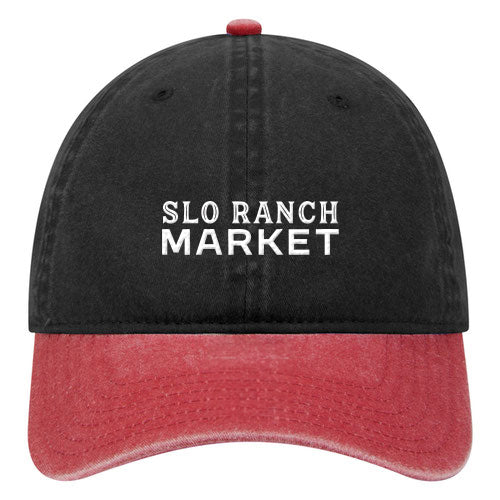 Custom BRAND / LOGO Washed Cotton Twill 6 Panel Low Cap