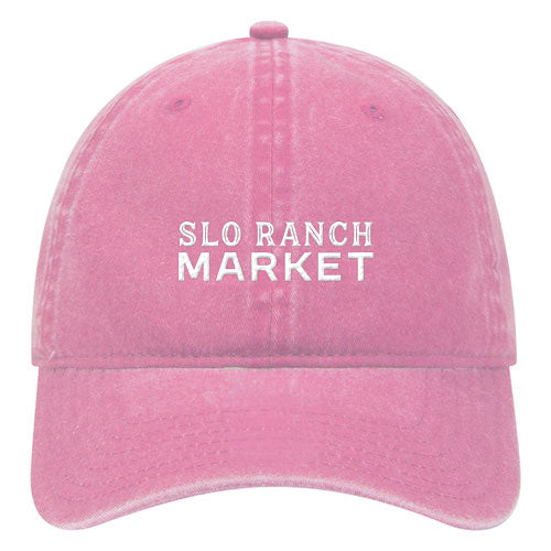 Custom BRAND / LOGO Washed Cotton Twill 6 Panel Low Cap