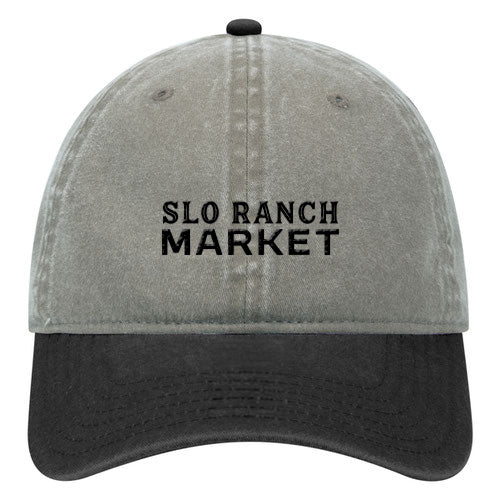 Custom BRAND / LOGO Washed Cotton Twill 6 Panel Low Cap