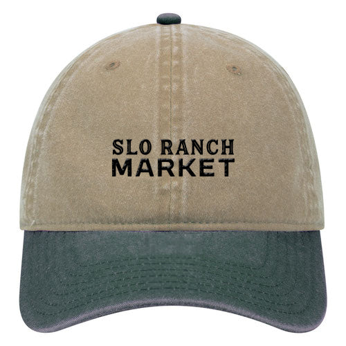 Custom BRAND / LOGO Washed Cotton Twill 6 Panel Low Cap