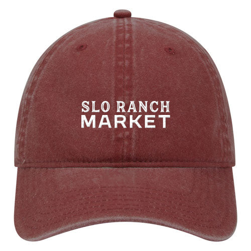 Custom BRAND / LOGO Washed Cotton Twill 6 Panel Low Cap