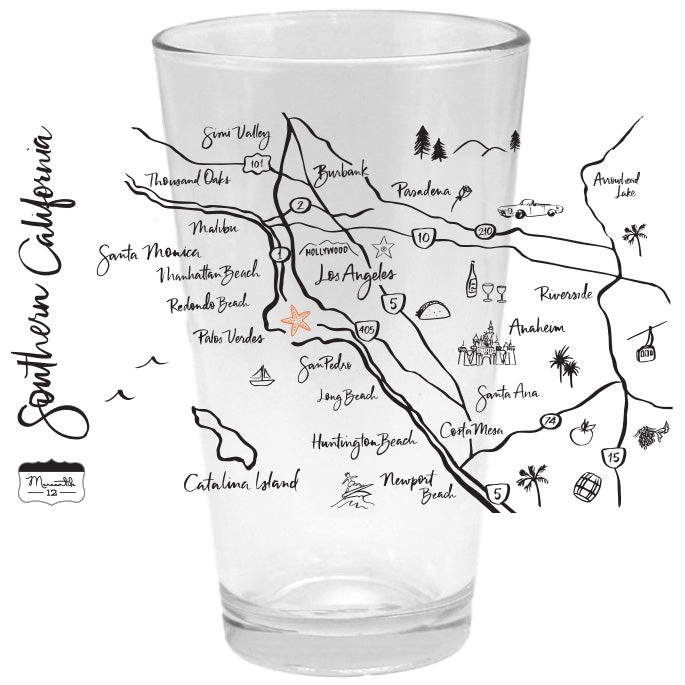 Custom Wholesale 16 oz. Pub Glasses Full Color