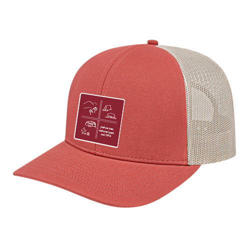 Custom Wholesale Cap America Poly/cotton 6 Panel Mid Profile Mesh Back Classic Trucker Cap