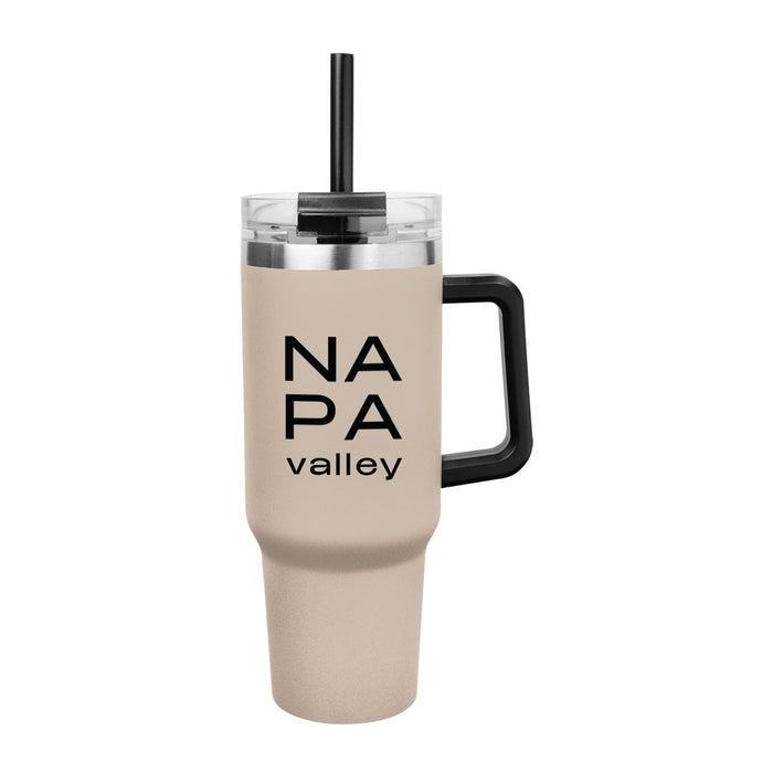 Custom 40 oz Insulated Stainless Steel Tumbler with Handle