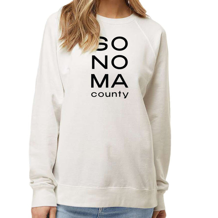 Independent Trading Co. Unisex 7.5 Oz. Icon Lightweight Loopback Terry Poly Cotton Crewneck