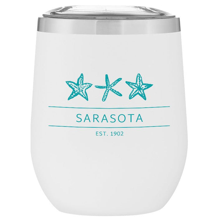 Custom Wholesale 12 Oz. Stainless Insulated Stemless Wine Cup