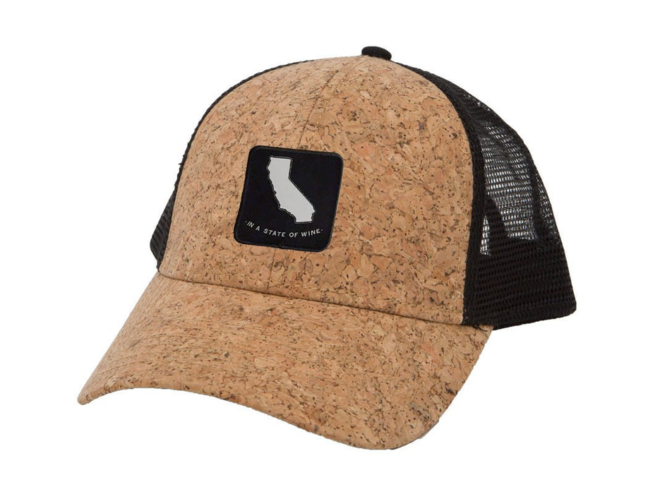 Headwear Usa Breathable Cork Front 6 Panel Mesh Back Cap