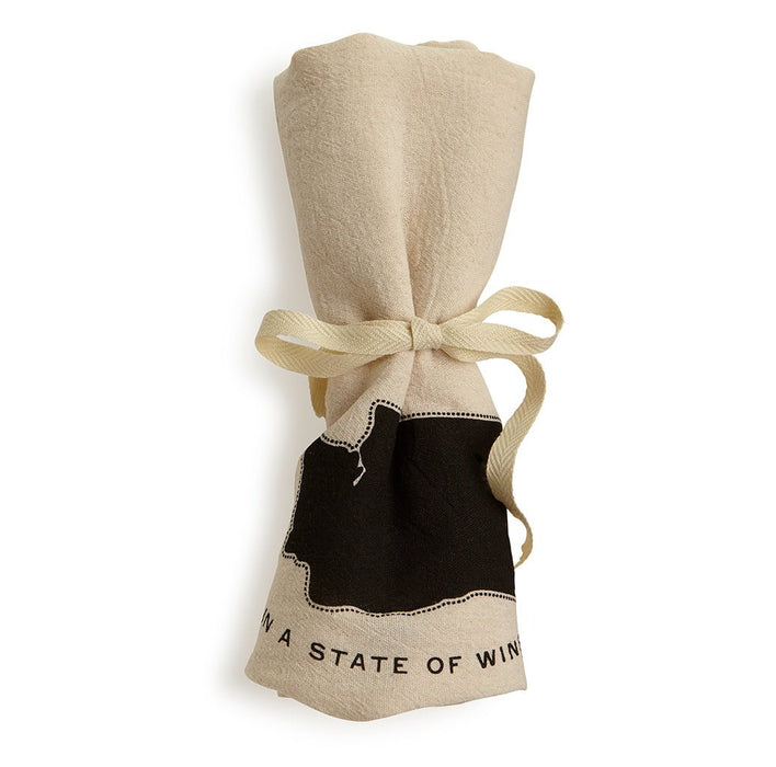 22" x 38" Flour Sack Tea Towel Printed with a Customizable STATE  Design