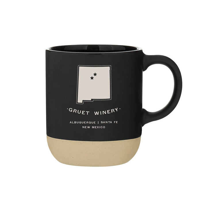 17 Oz. Ceramic Matte Terra Mug Printed with a Customizable STATE COLLECTION Design