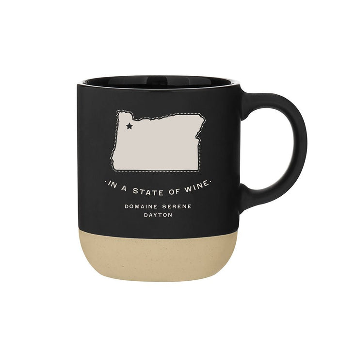 17 Oz. Ceramic Matte Terra Mug Printed with a Customizable STATE COLLECTION Design
