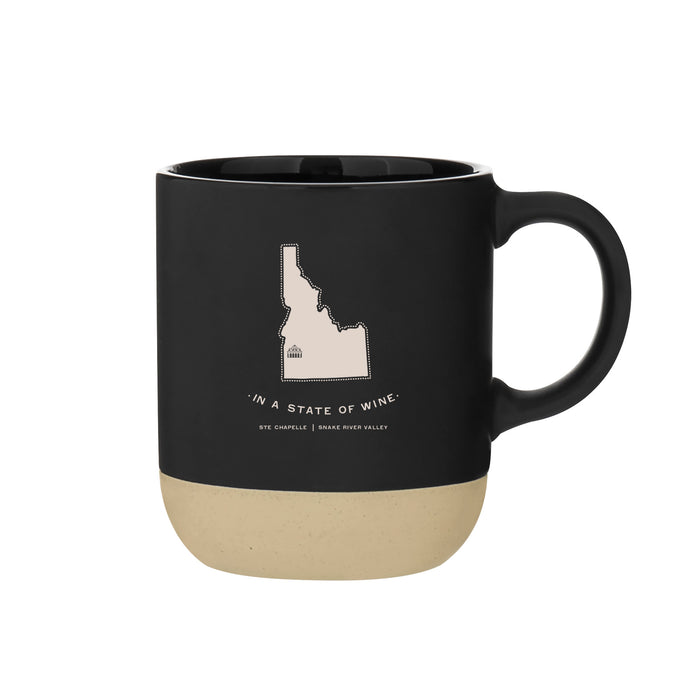 17 Oz. Ceramic Matte Terra Mug Printed with a Customizable STATE COLLECTION Design
