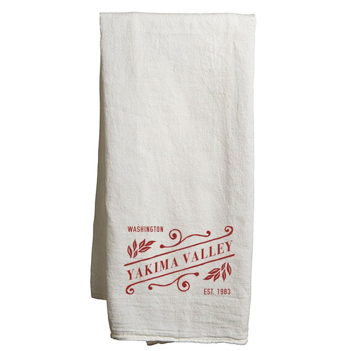 22" x 38" Flour Sack Tea Towel Printed with a Customizable SLANT COLLECTION Design